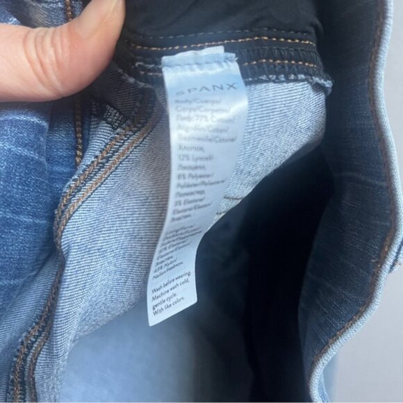 Spanx skinny leg pull on denim jeans Sz S - Picture 7 of 11